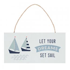 Image of Set Sail Hanging Sign