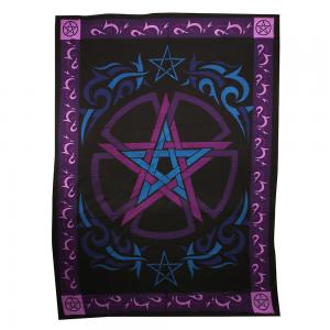 Image of Pentacle Cotton Tapestry