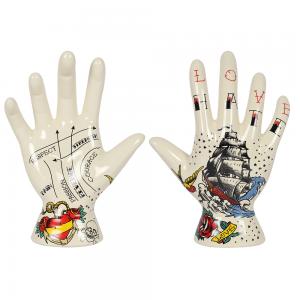 Image of 19cm Palmistry Tattoo Hand Ornament