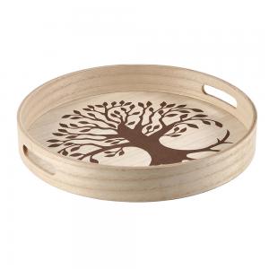 Image of 35cm Tree of Life Engraved Tray