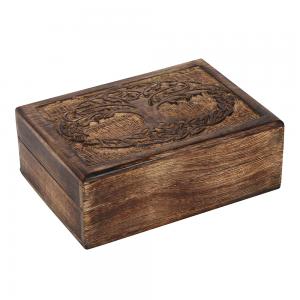 Image of 7x5in Wooden Tree of Life Box