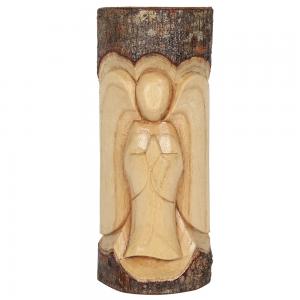 Image of 30cm Angel Wood Carving
