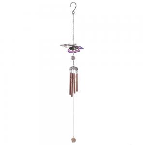 Image of Pink and Purple Gradient Butterfly Windchime