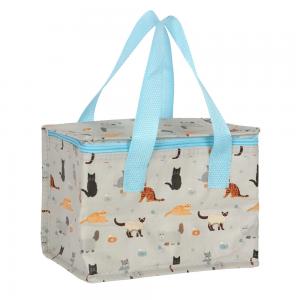 Image of Cat Print Lunch Bag