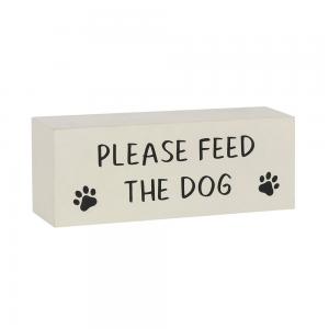 Image of Reversible Dog Has Been Fed Block Sign