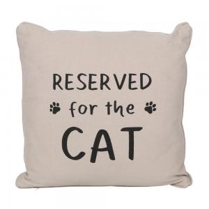 Image of Reserved for the Cat Reversible Cushion