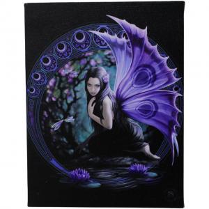 Image of 19x25cm Naiad Canvas Plaque by Anne Stokes