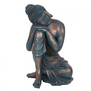 Image of Blue Hands on Knee Buddha